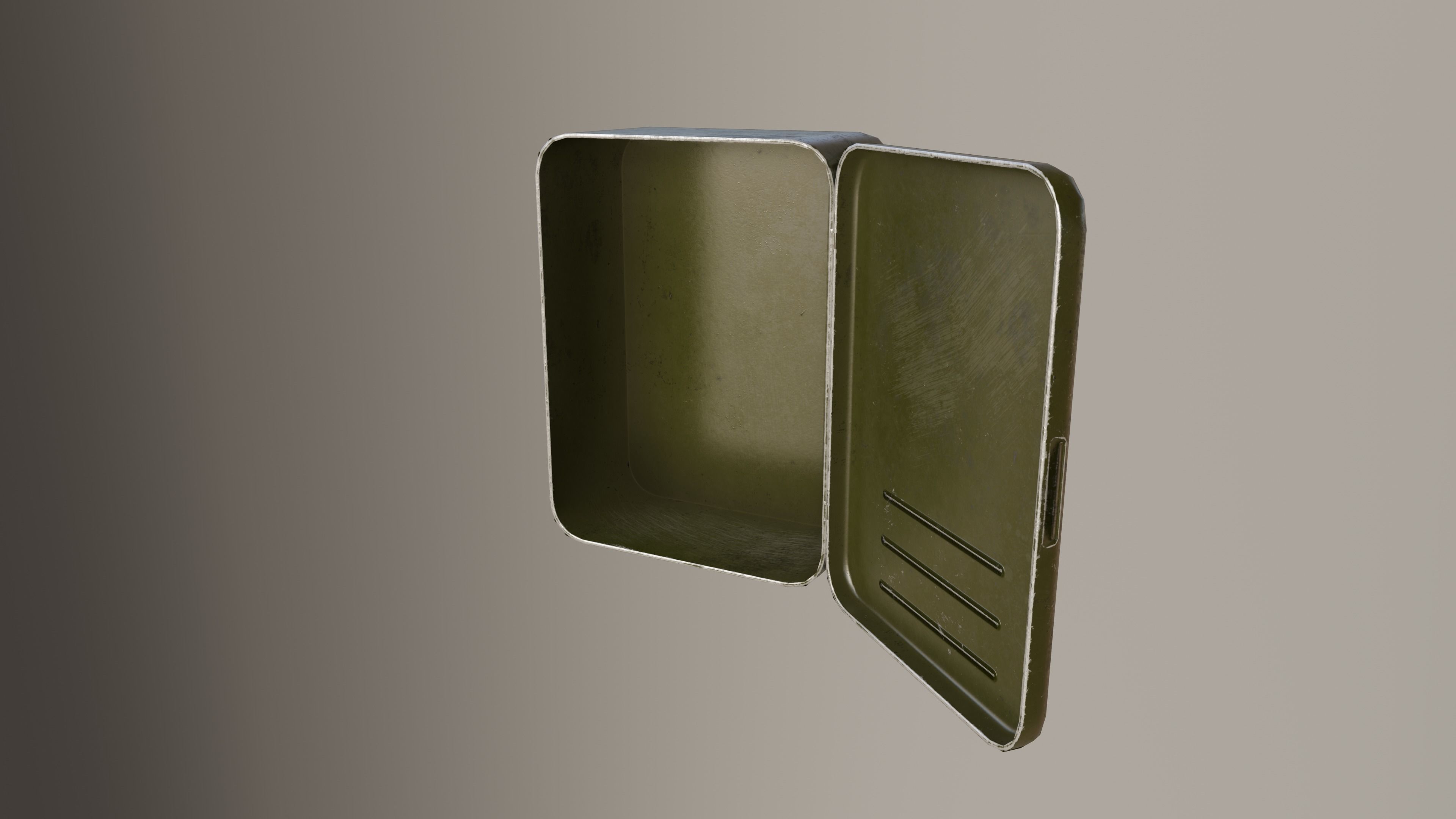 First Aid Box Low-poly 3D model_7