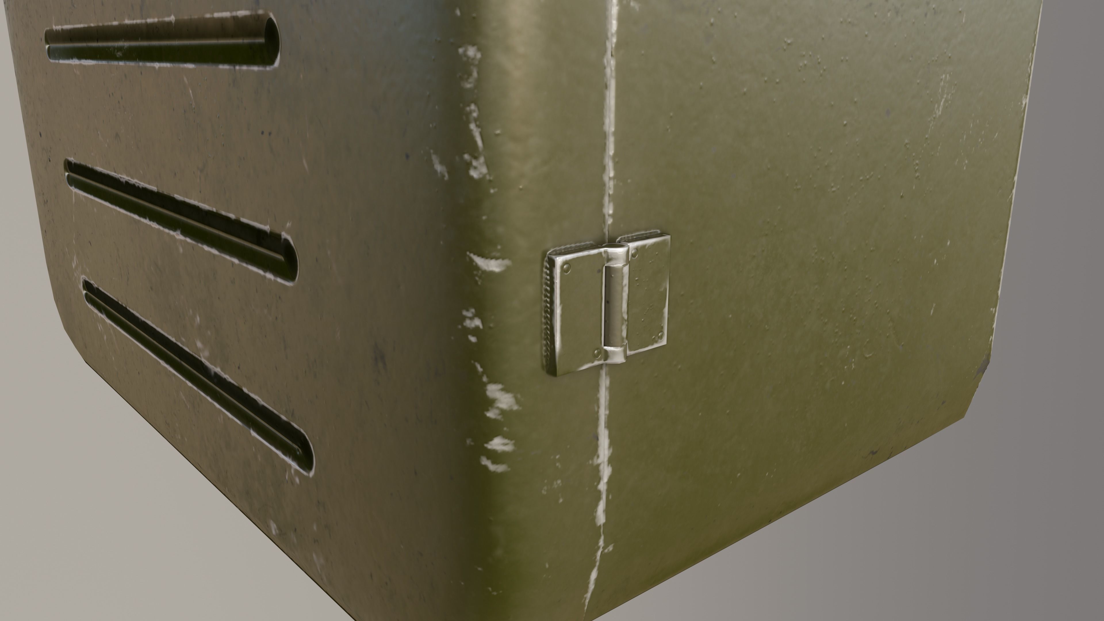 First Aid Box Low-poly 3D model_9