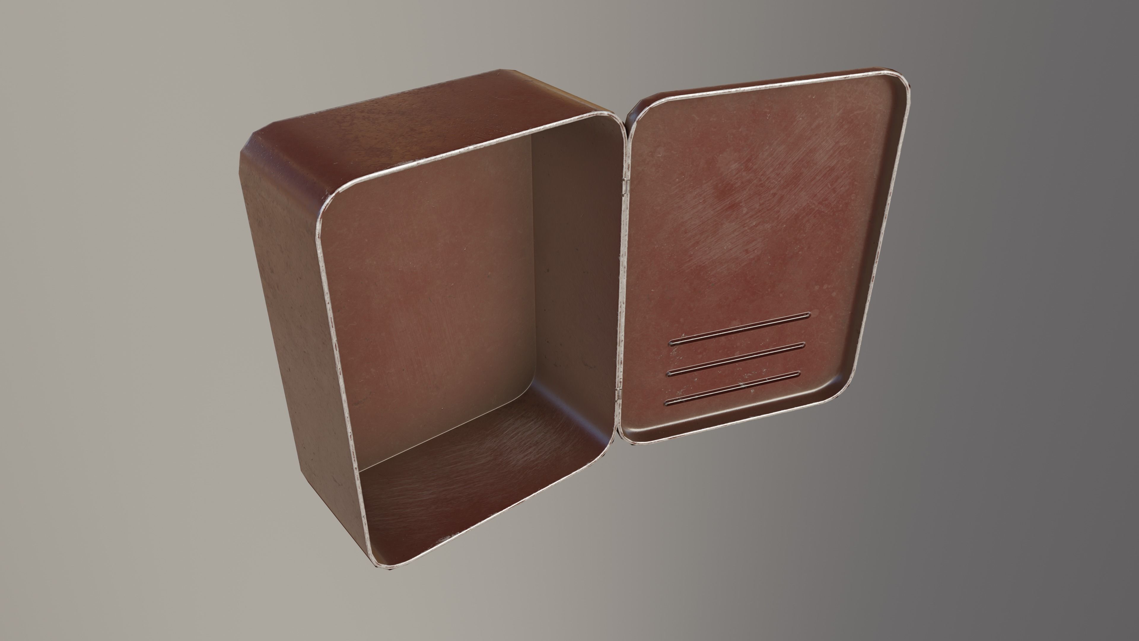 First Aid Box Low-poly 3D model_2