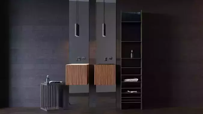 SALVATORI ADDA Square washbasin