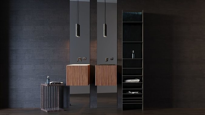 SALVATORI ADDA Square washbasin 3D model
