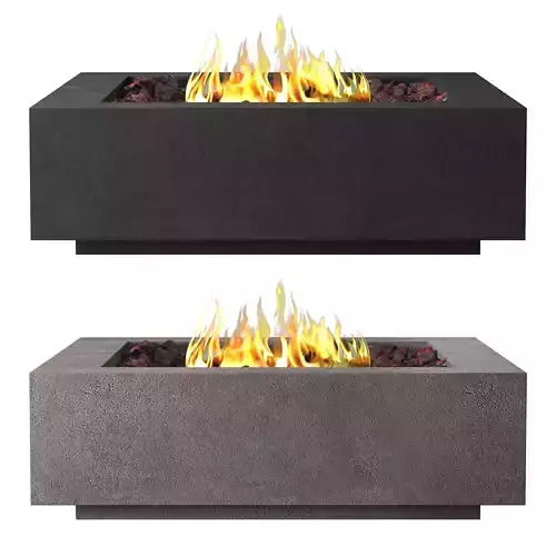SALENTO SQUARE FIRE TABLE 3D model