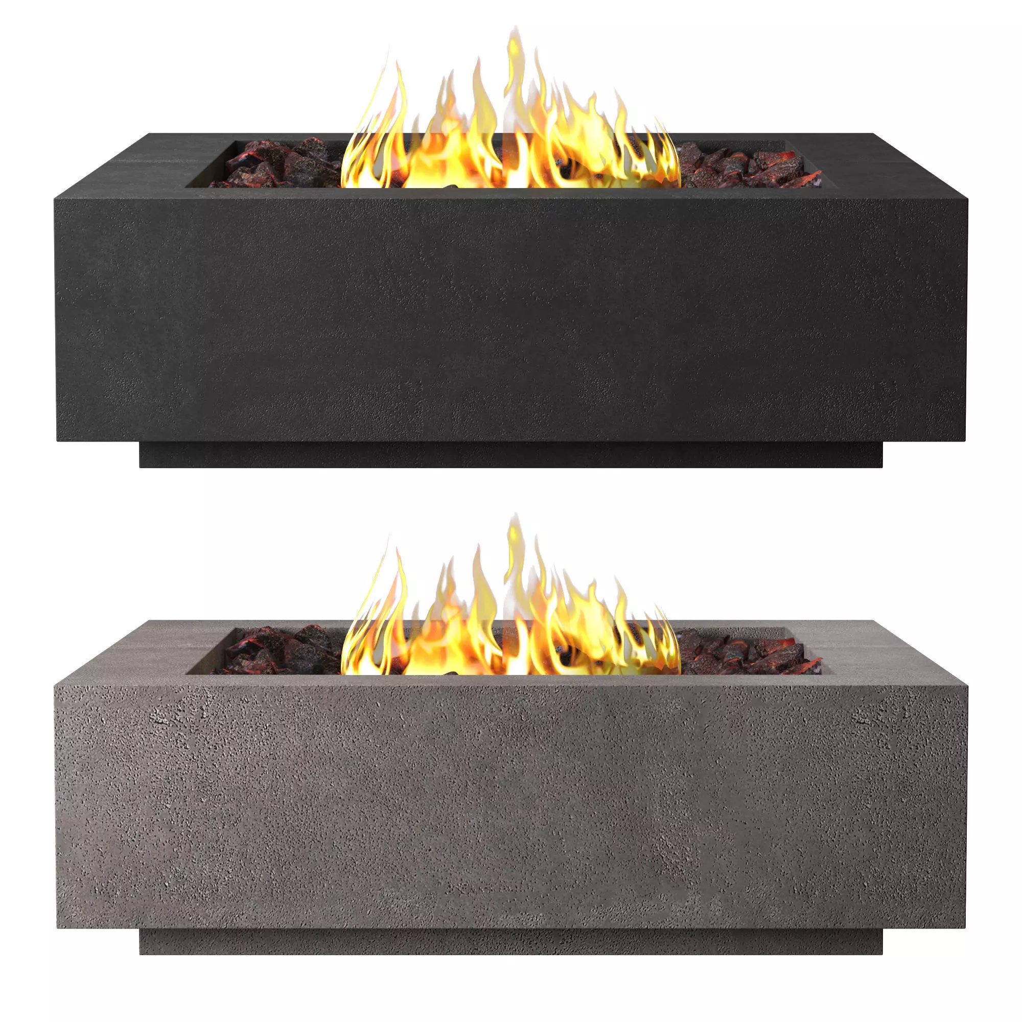 SALENTO SQUARE FIRE TABLE 3D model_0