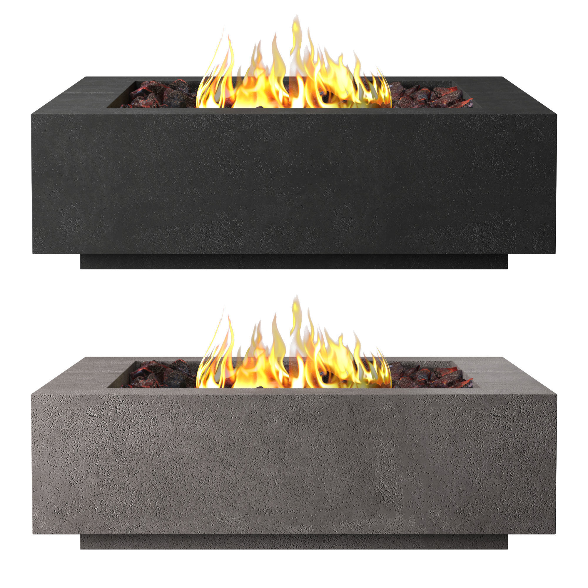 SALENTO SQUARE FIRE TABLE 3D model_4