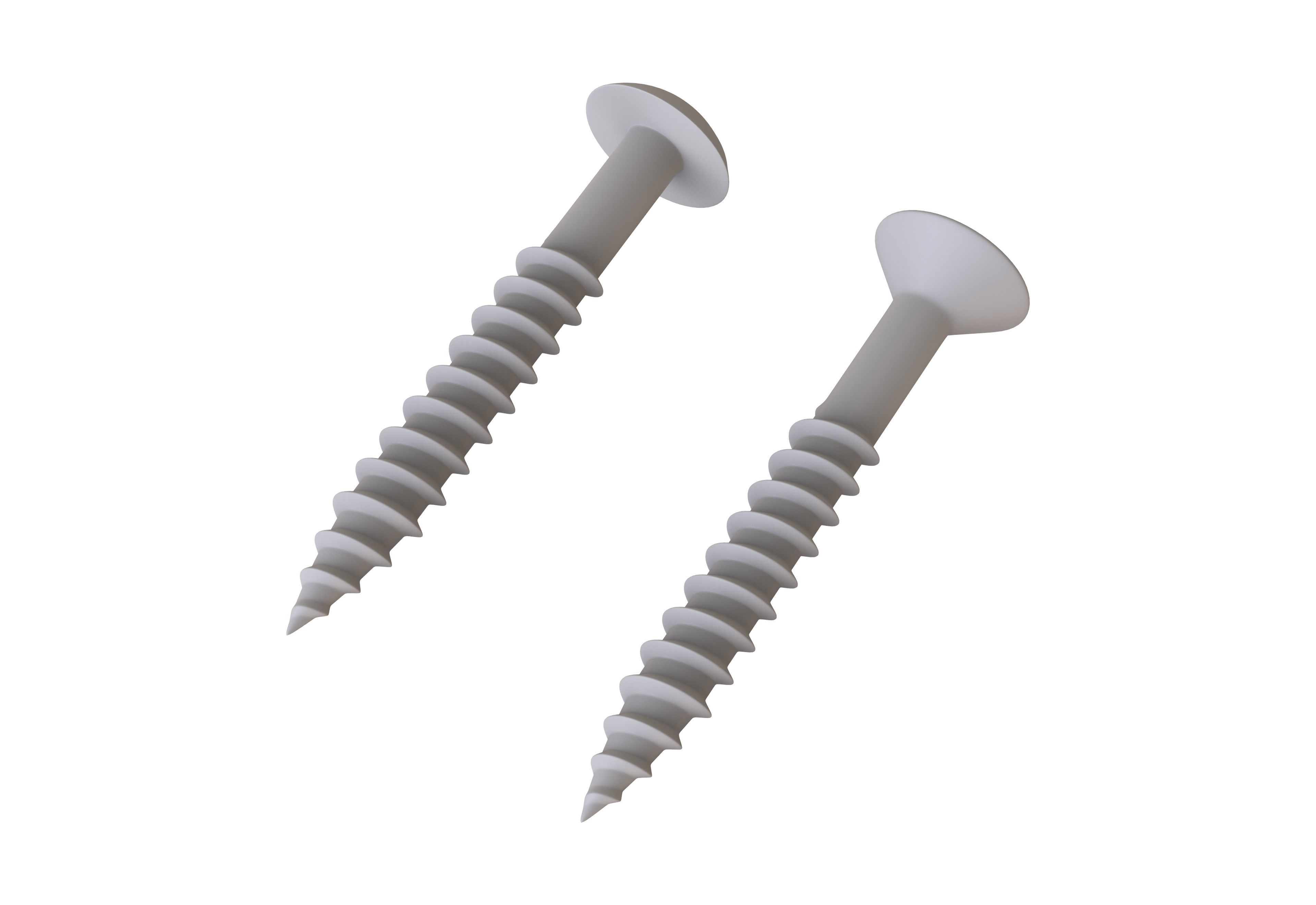 Wood Screws 3D Model 3D model_7
