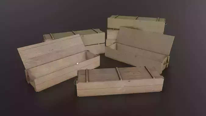 Wooden Ammo Box