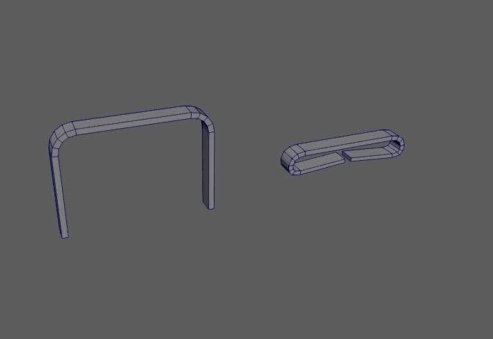 Staples Low-poly 3D model_5