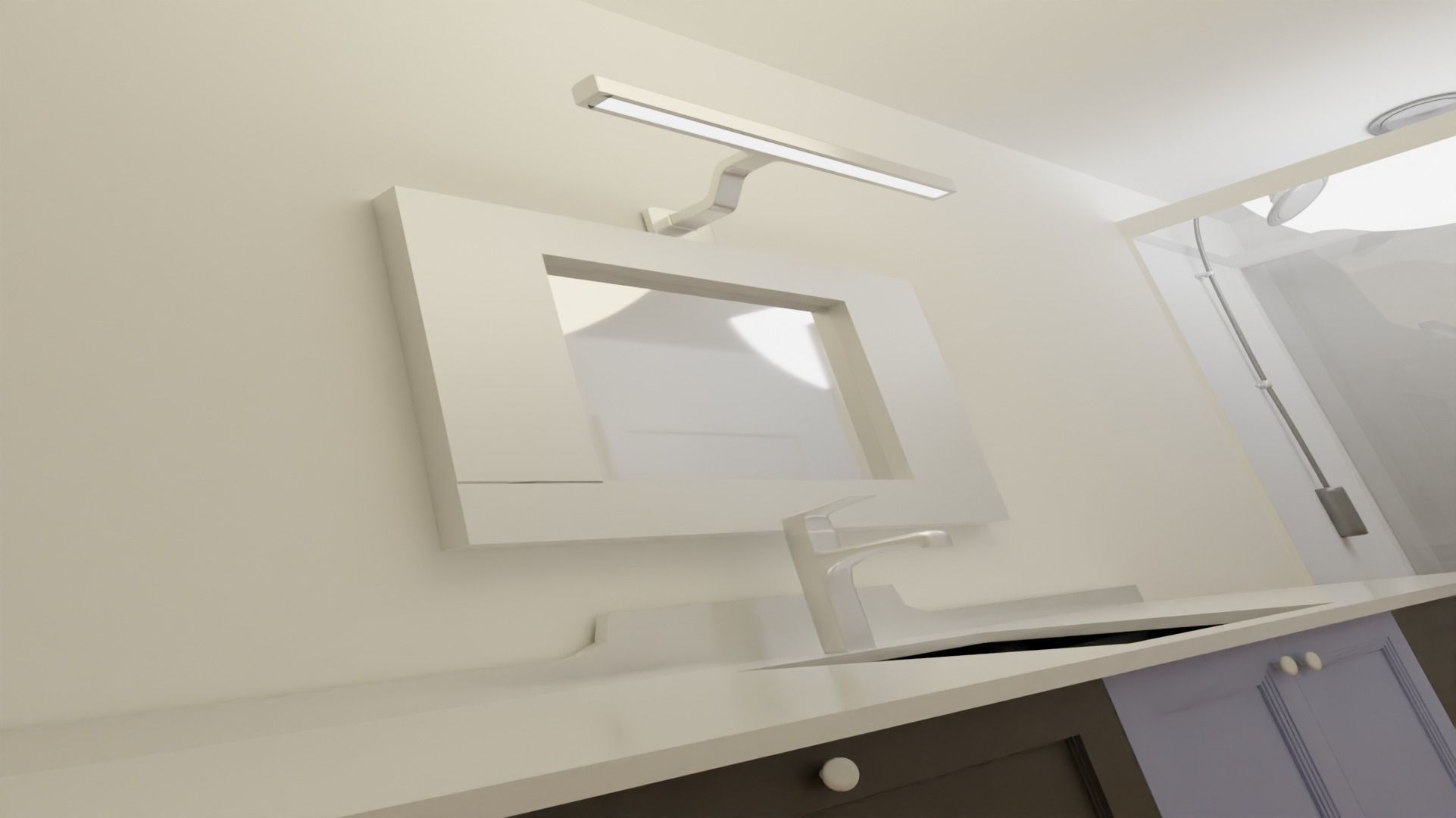 mirror light free 3D model | CGTrader