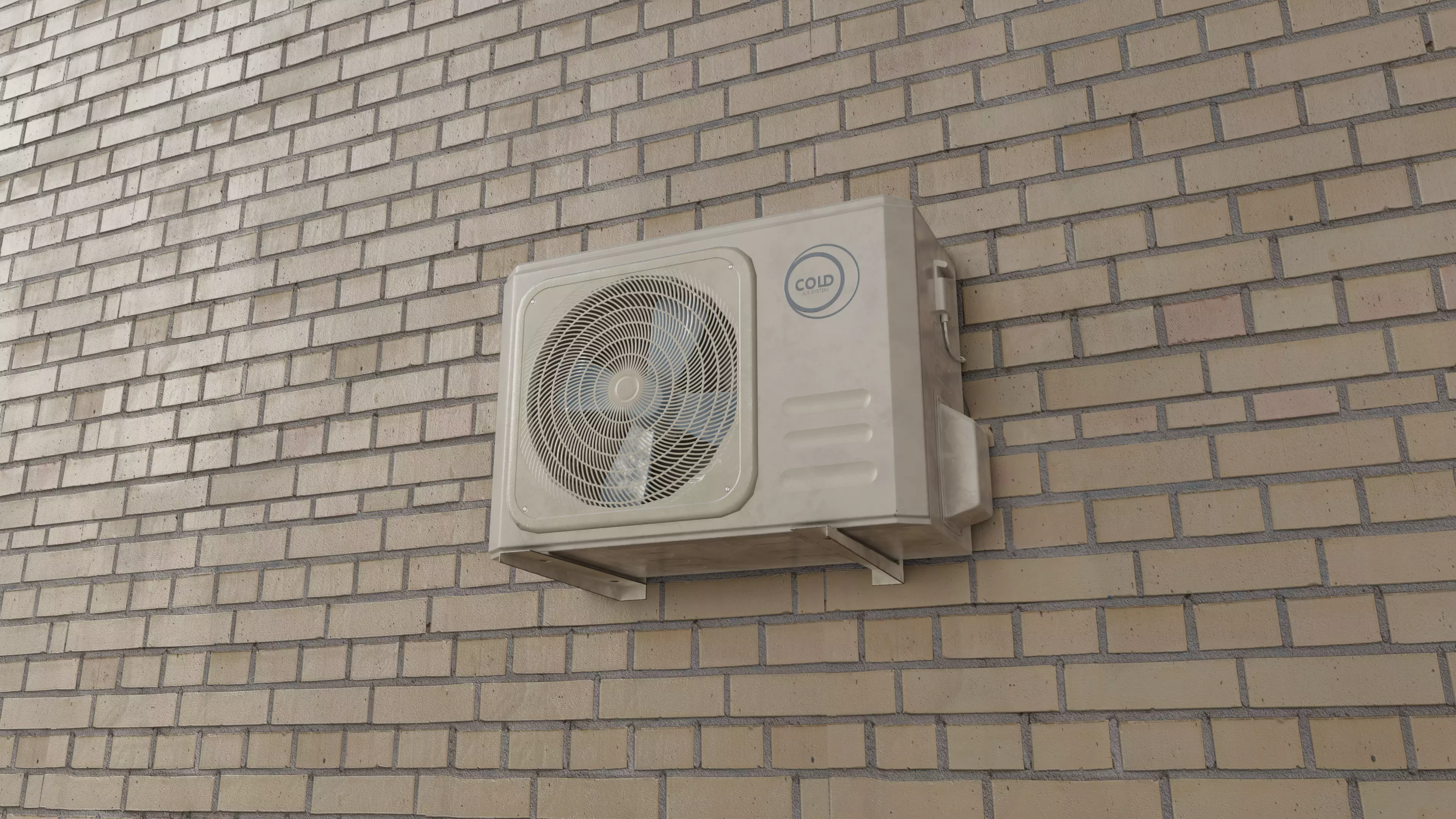 Air Conditioning Low-poly 3D model