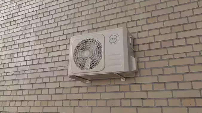 Air Conditioning Low-poly 3D model
