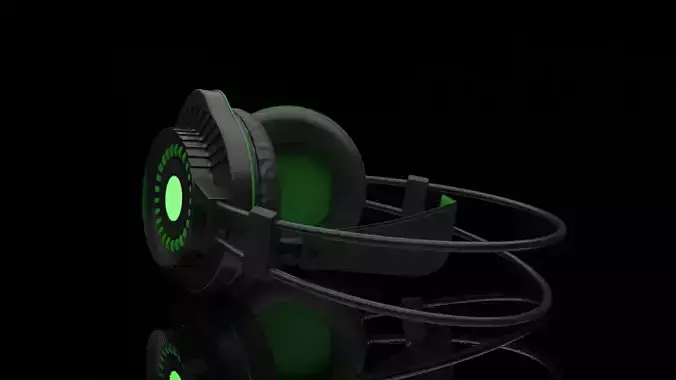 Headset pair of headphones Free 3D model
