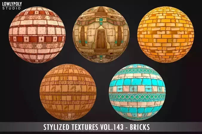 Bricks Vol 143 - Stylized Textures