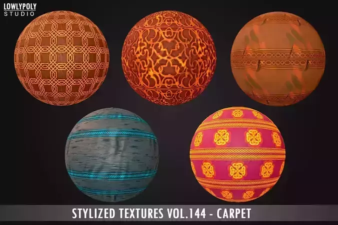 Carpet Rug Vol 144 - Stylized Textures Texture