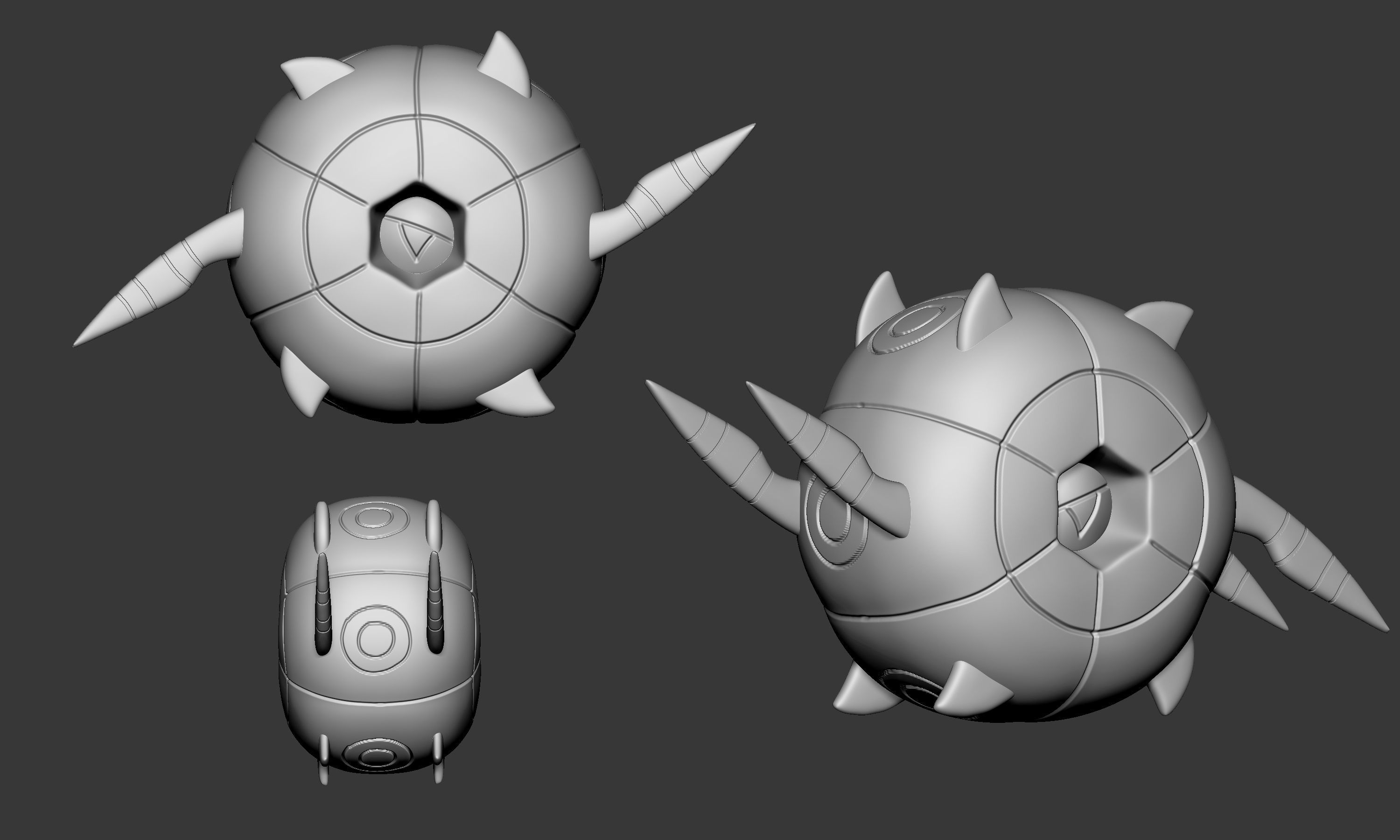 Pokemon - Whirlipede 3D print model_5