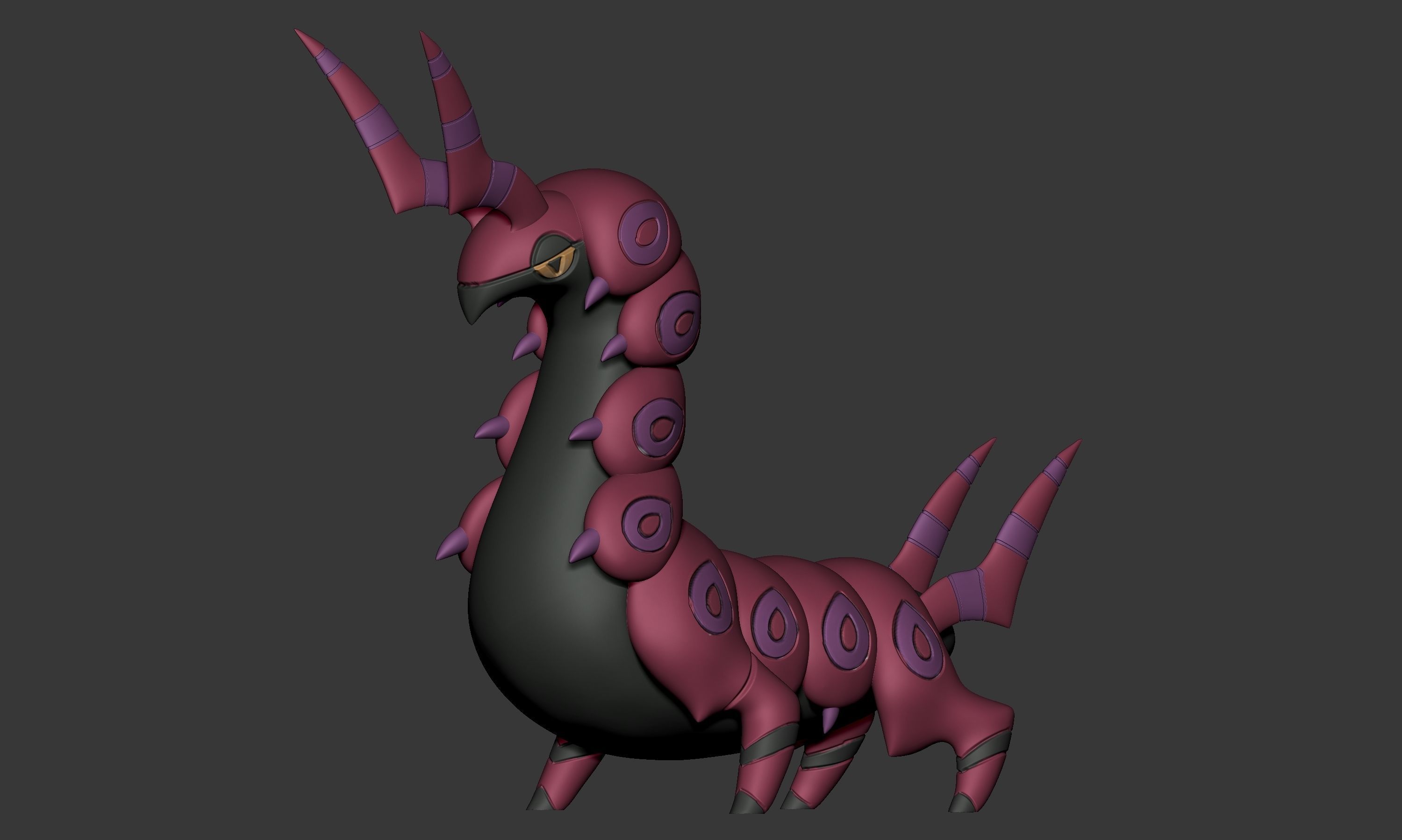 Pokemon - Scolipede 3D print model_1