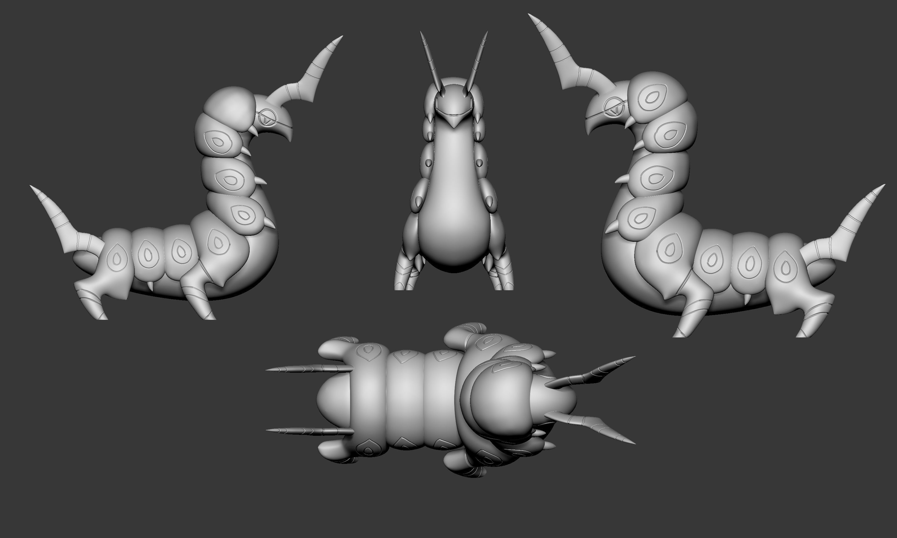 Pokemon - Scolipede 3D print model_5