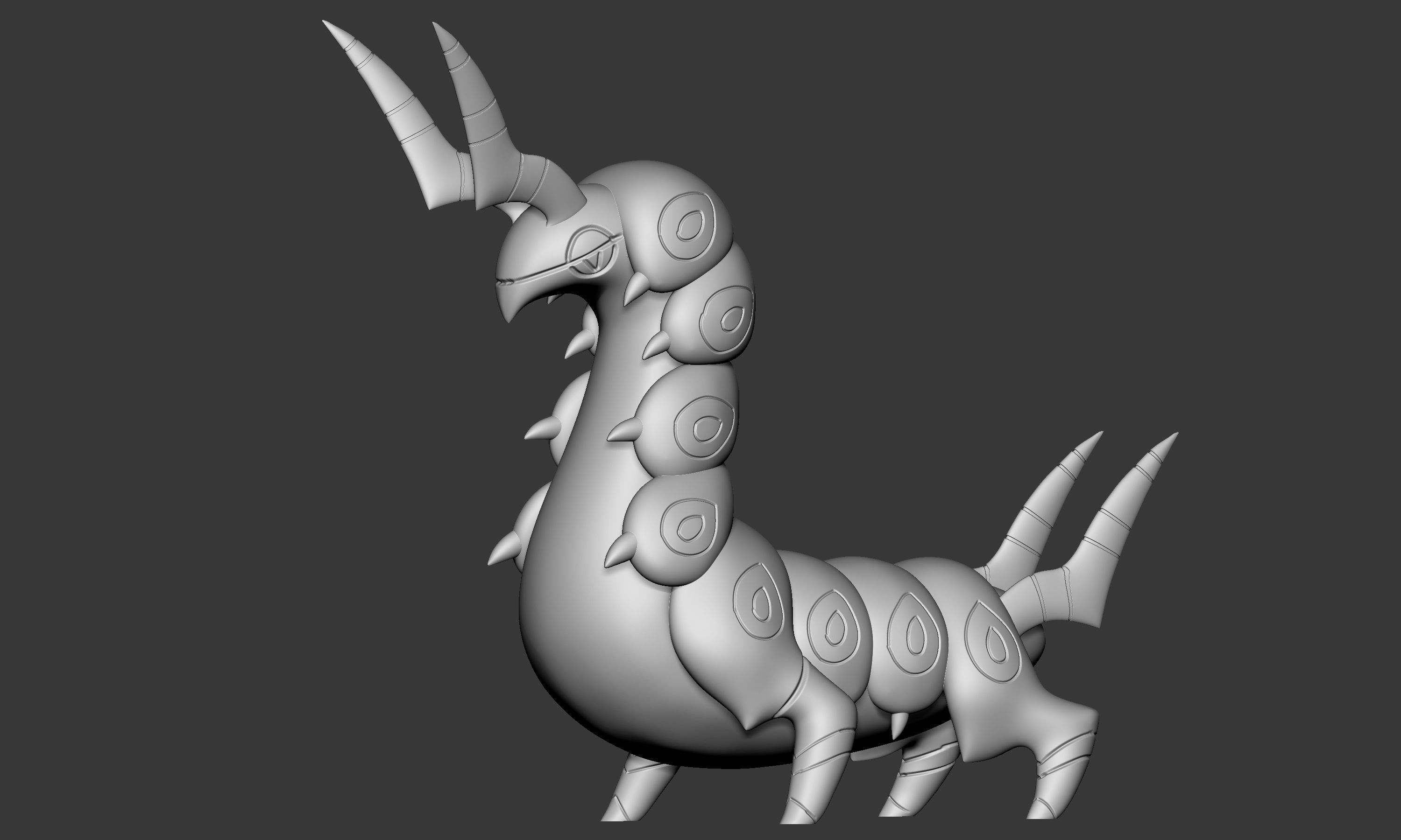 Pokemon - Scolipede 3D print model_4