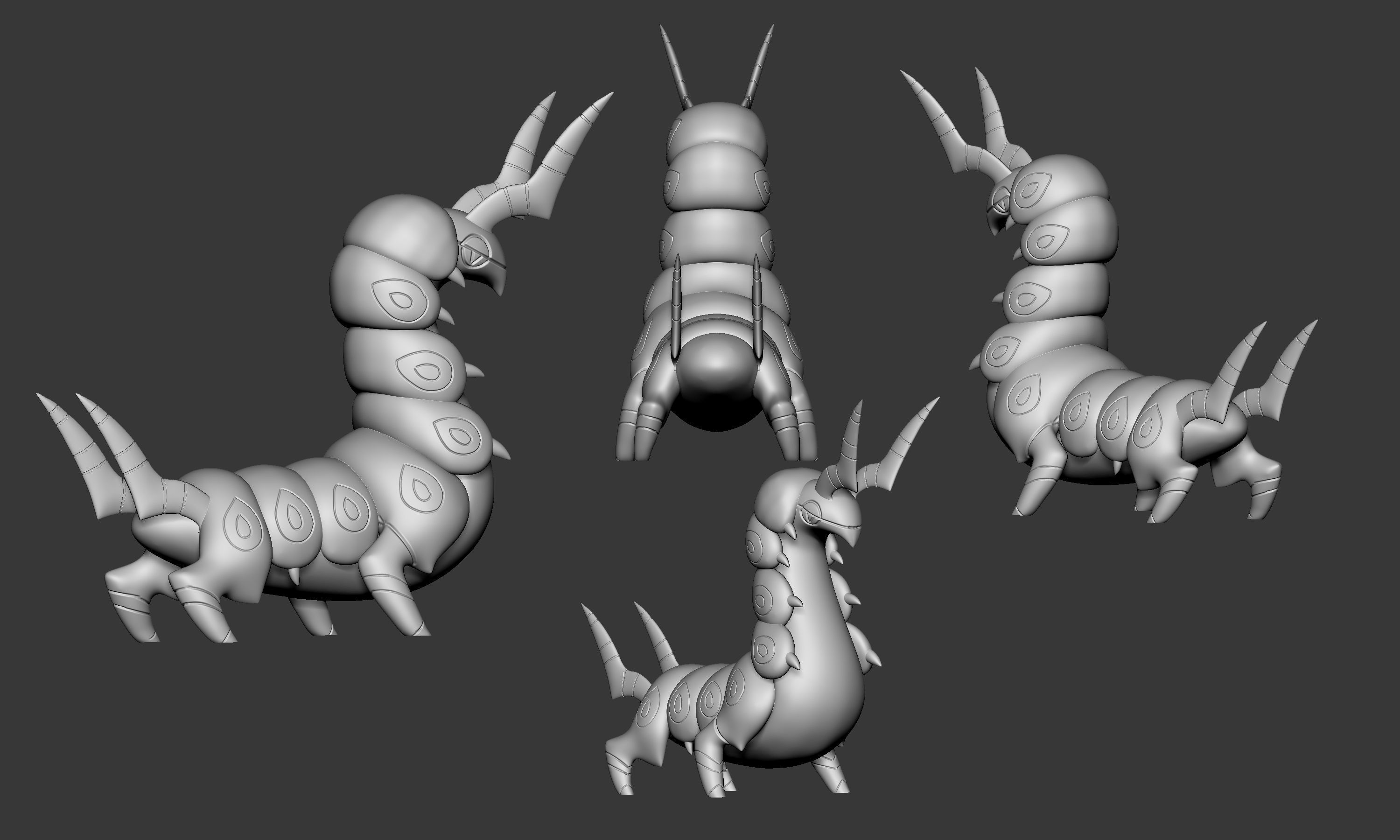 Pokemon - Scolipede 3D print model_6