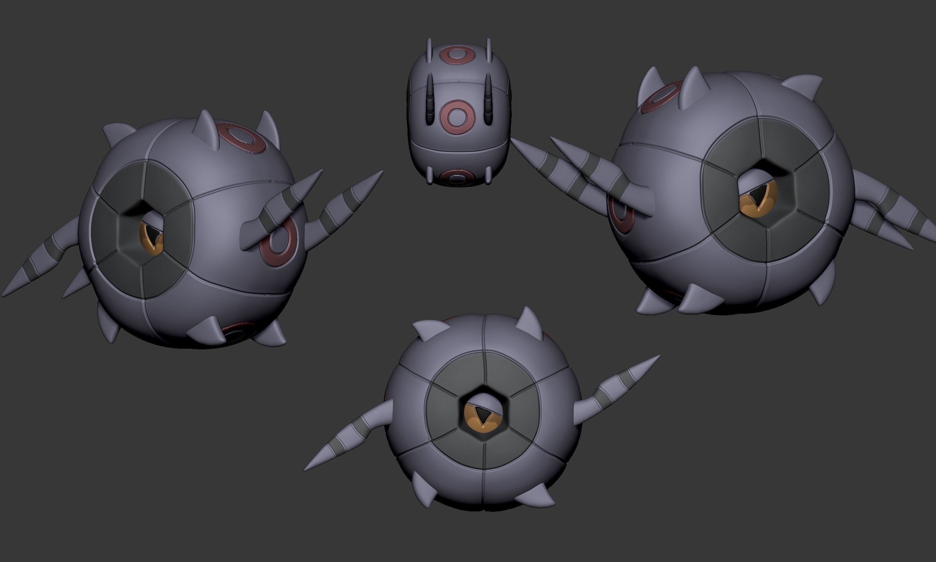 Pokemon - Venipede Whirlipede and Scolipede 3D print model_13