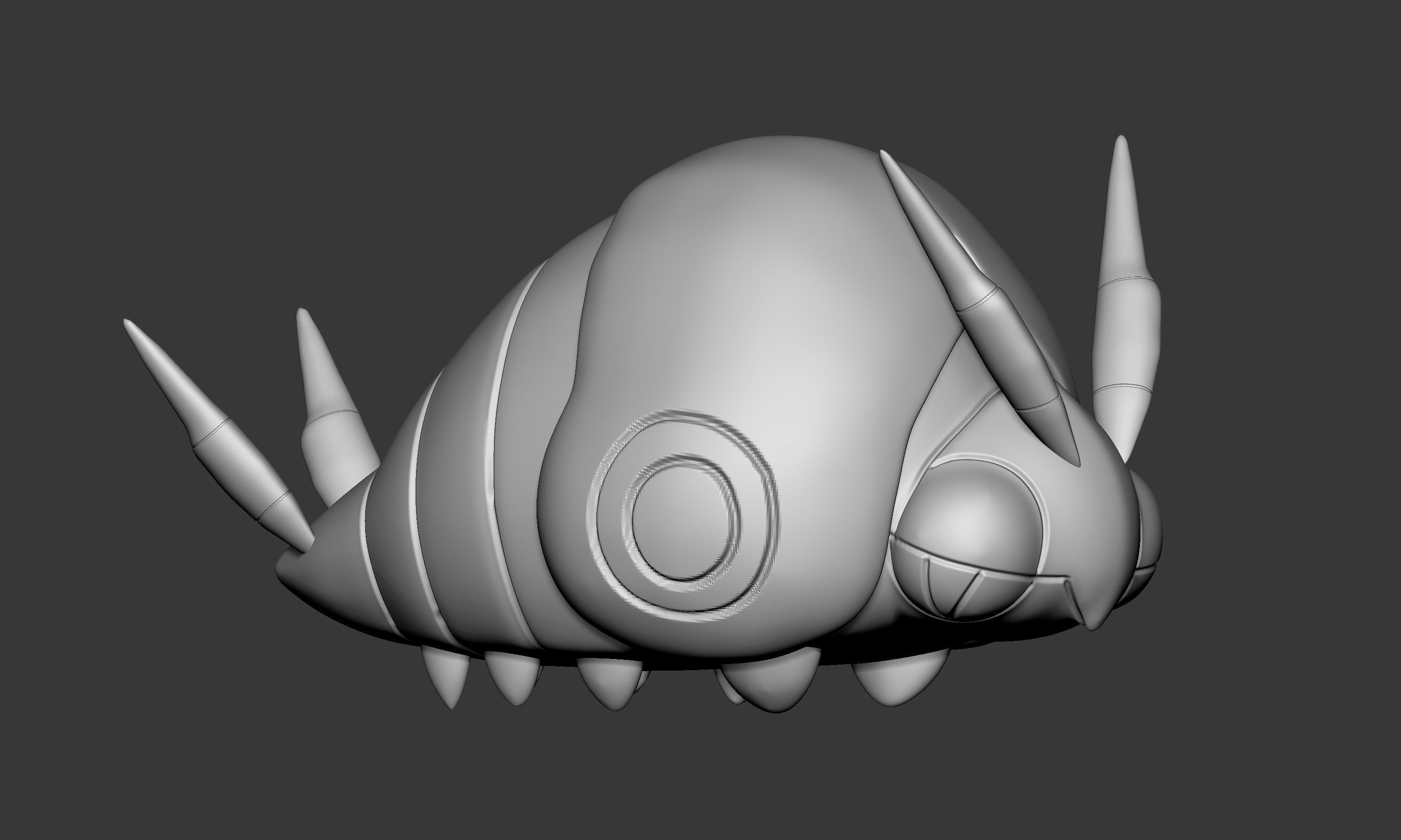 Pokemon - Venipede Whirlipede and Scolipede 3D print model_9