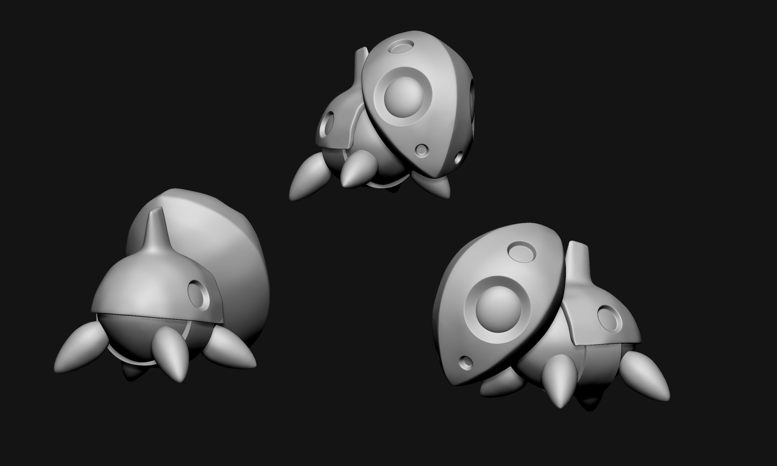 Pokemon - Aron 3D print model_5