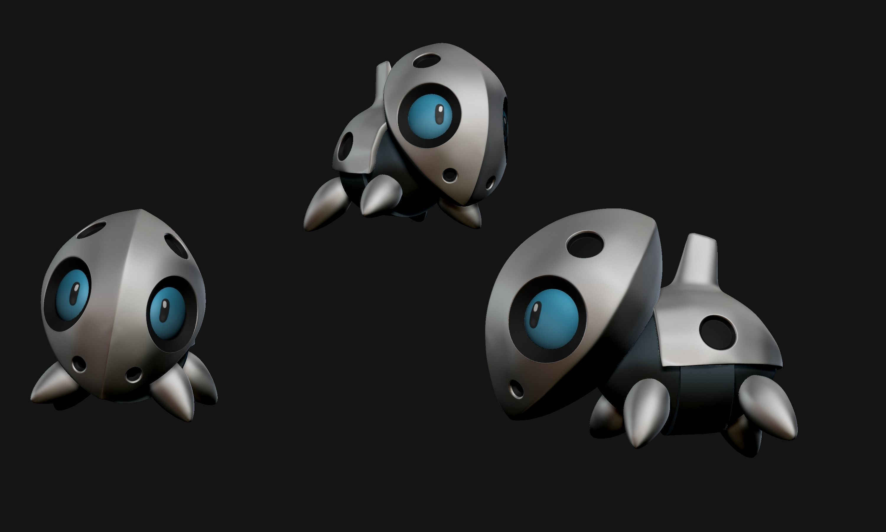 Pokemon - Aron 3D print model_2