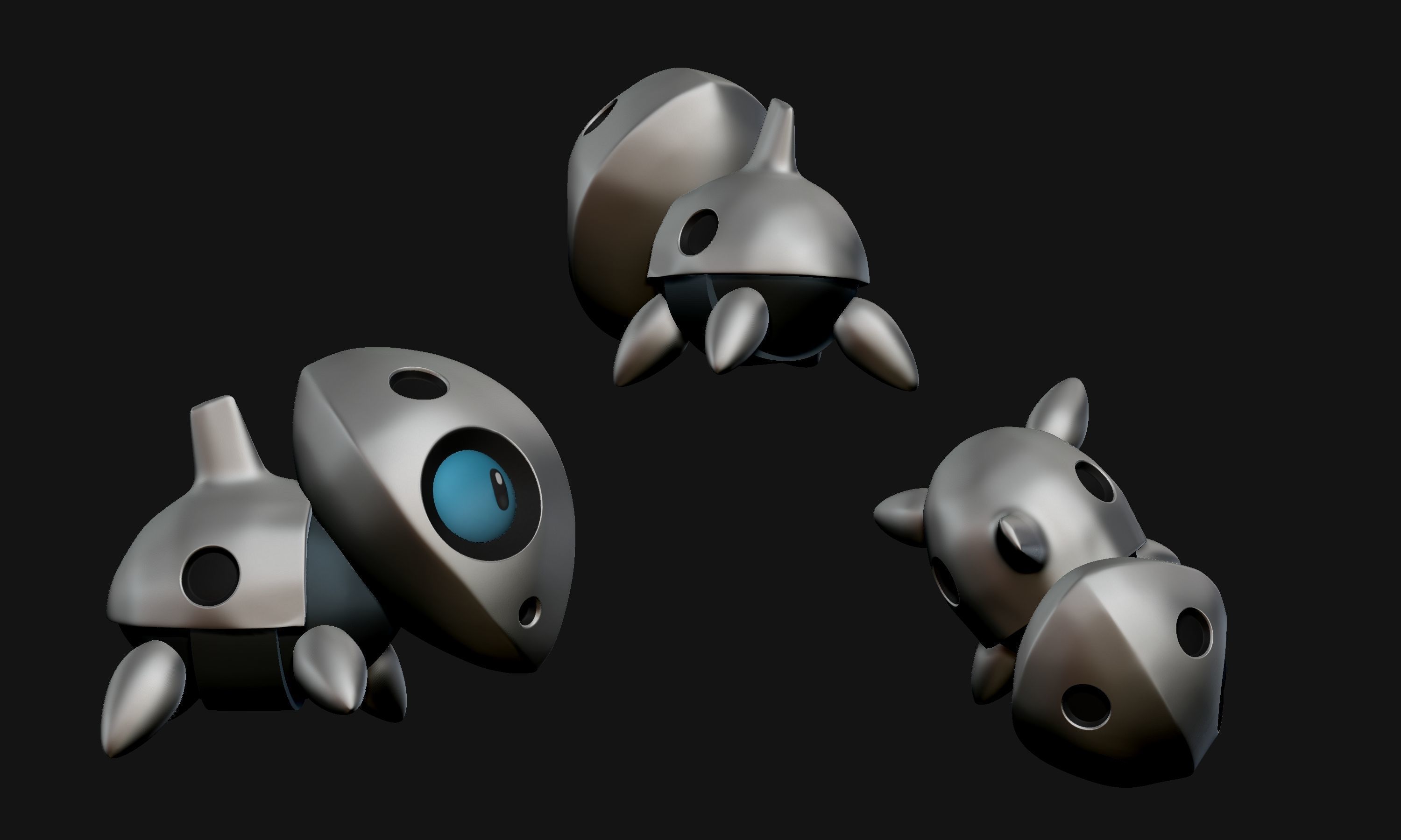 Pokemon - Aron 3D print model_3