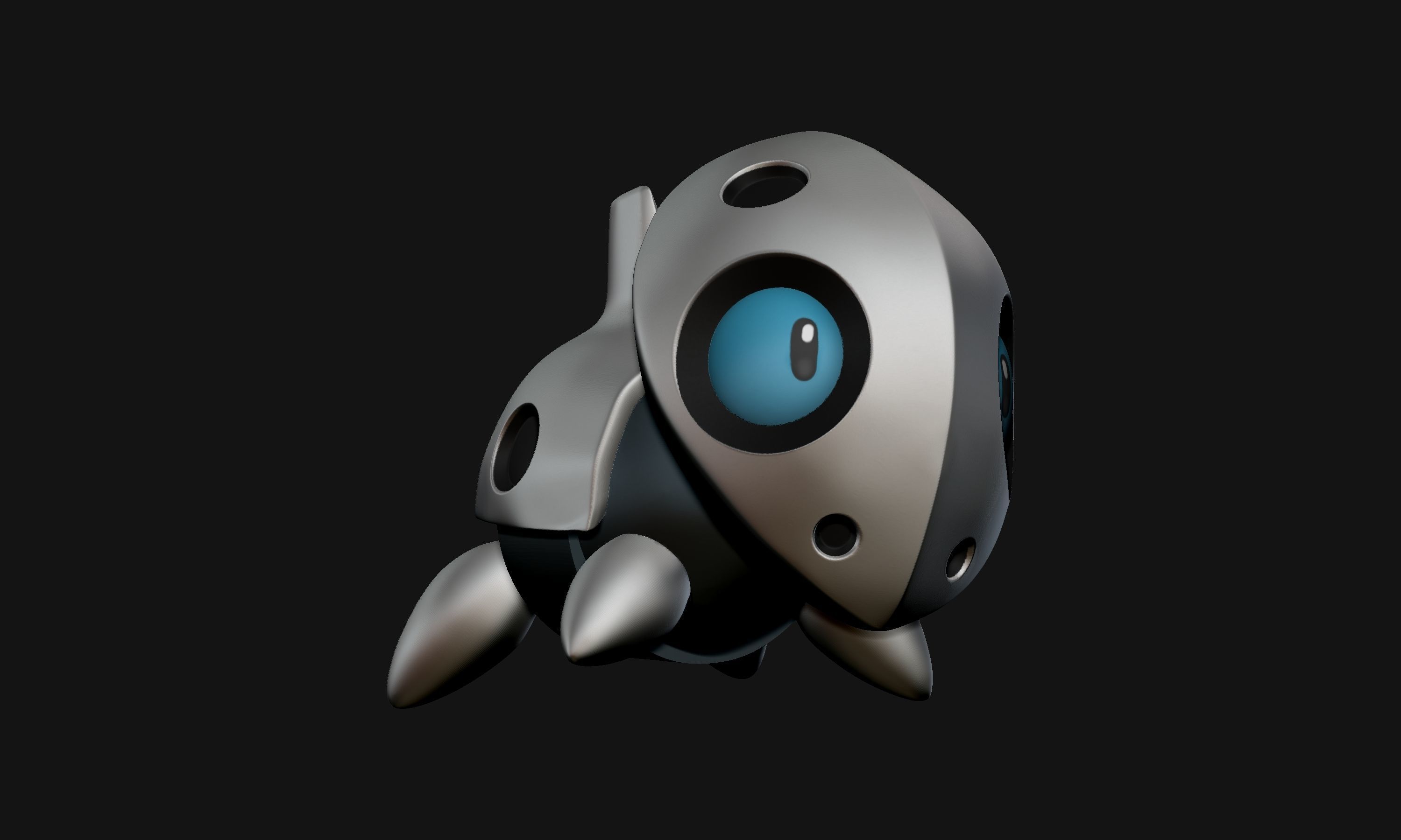 Pokemon - Aron 3D print model_1