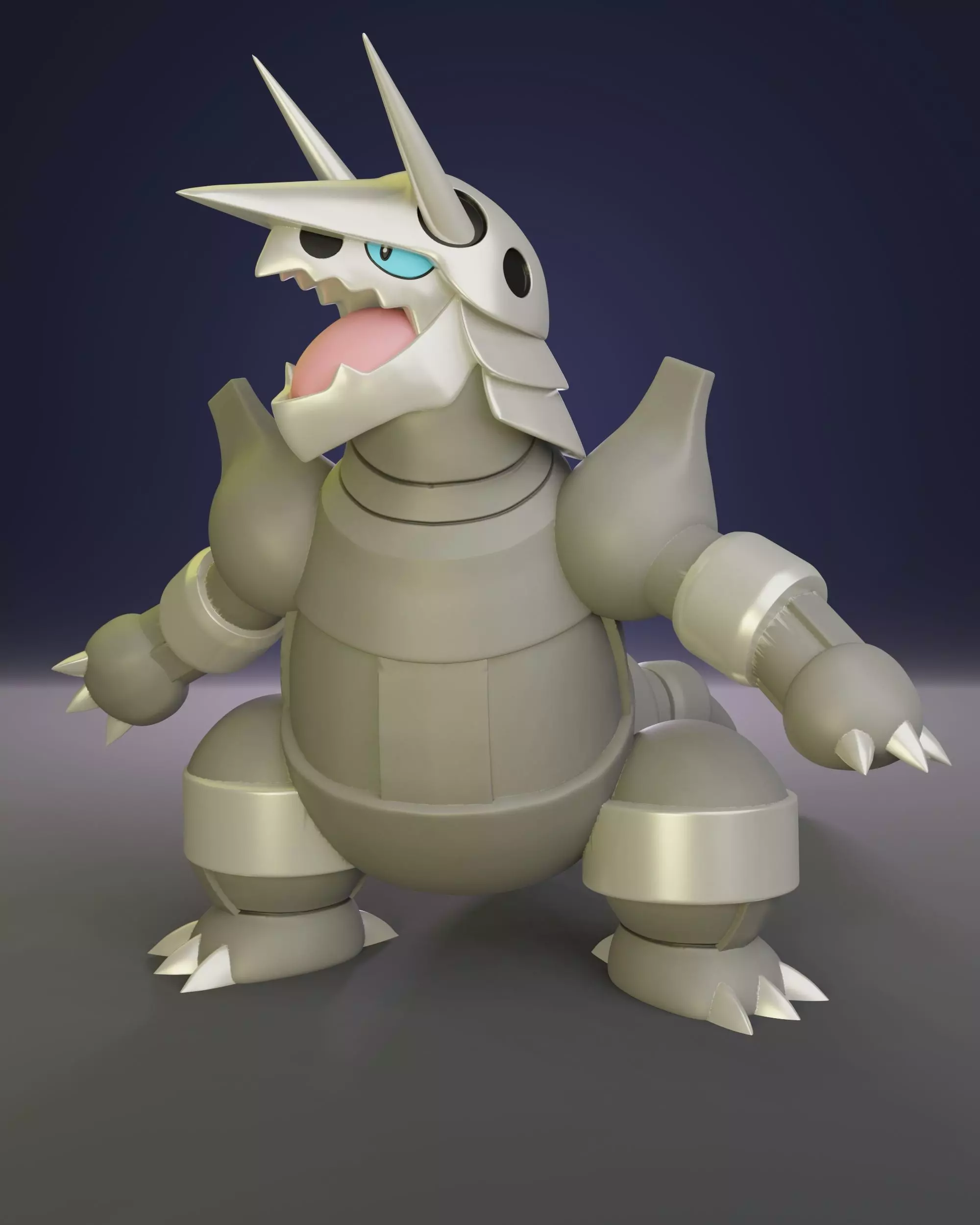 Pokemon - Aggron 3D print model_0