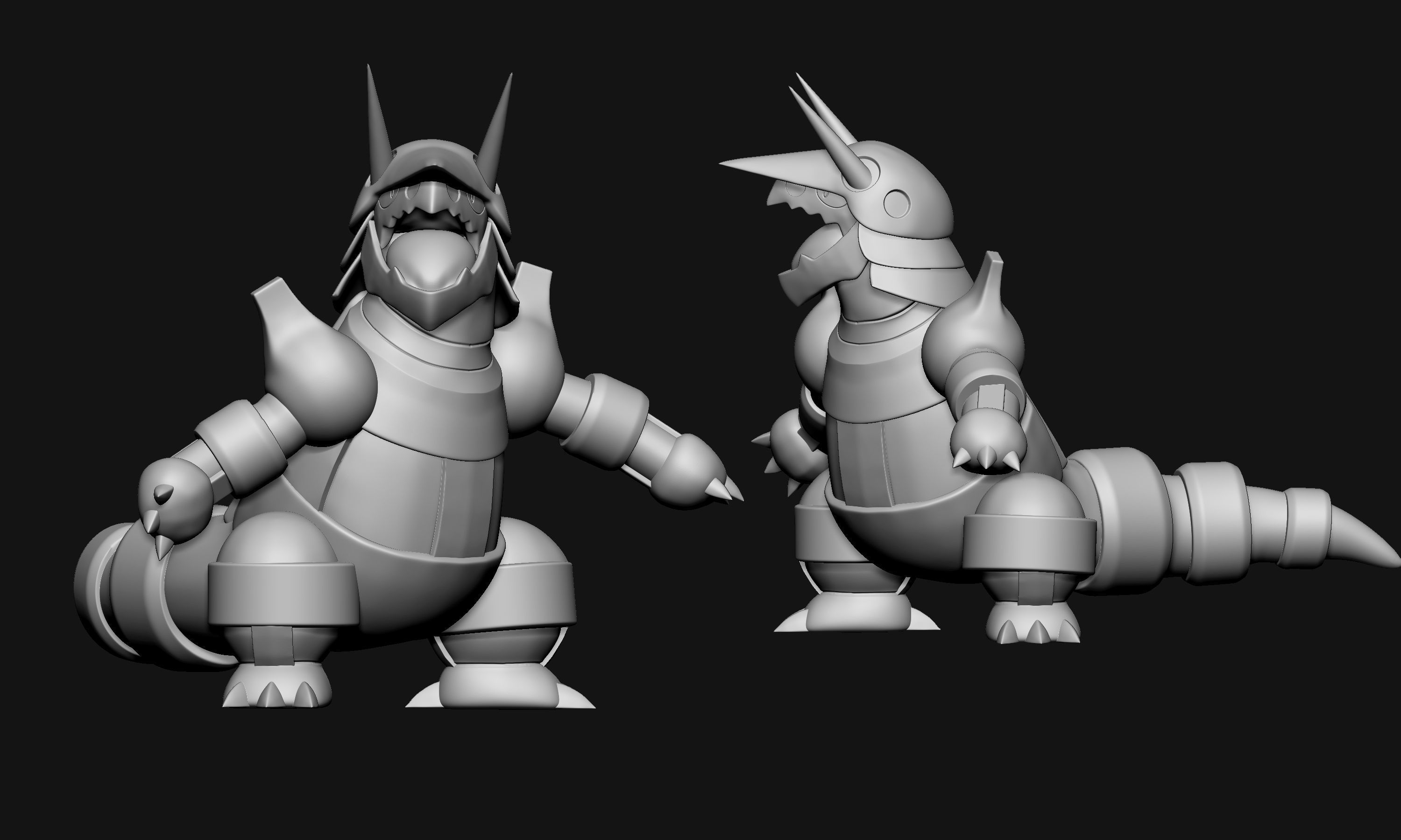 Pokemon - Aggron 3D print model_6