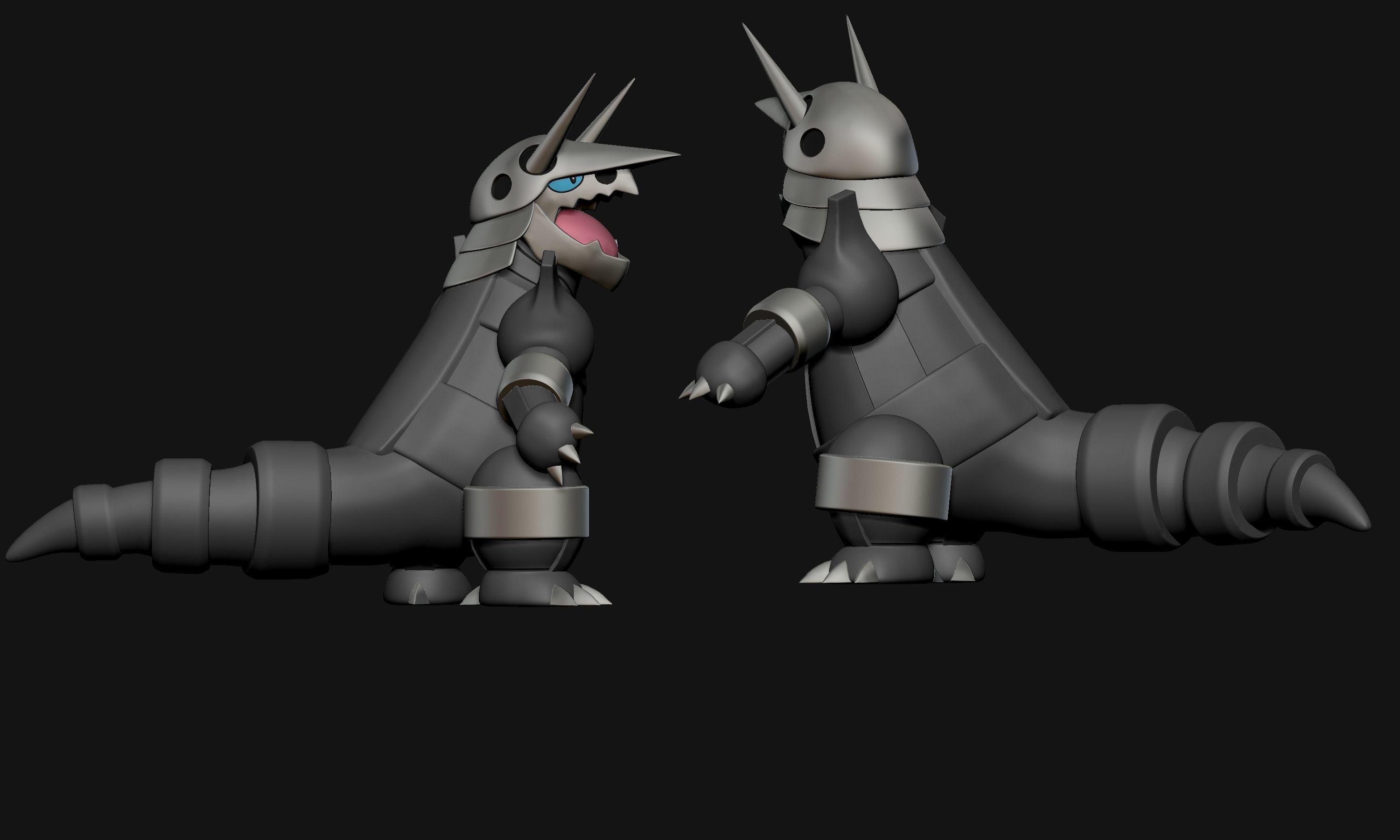 Pokemon - Aggron 3D print model_4