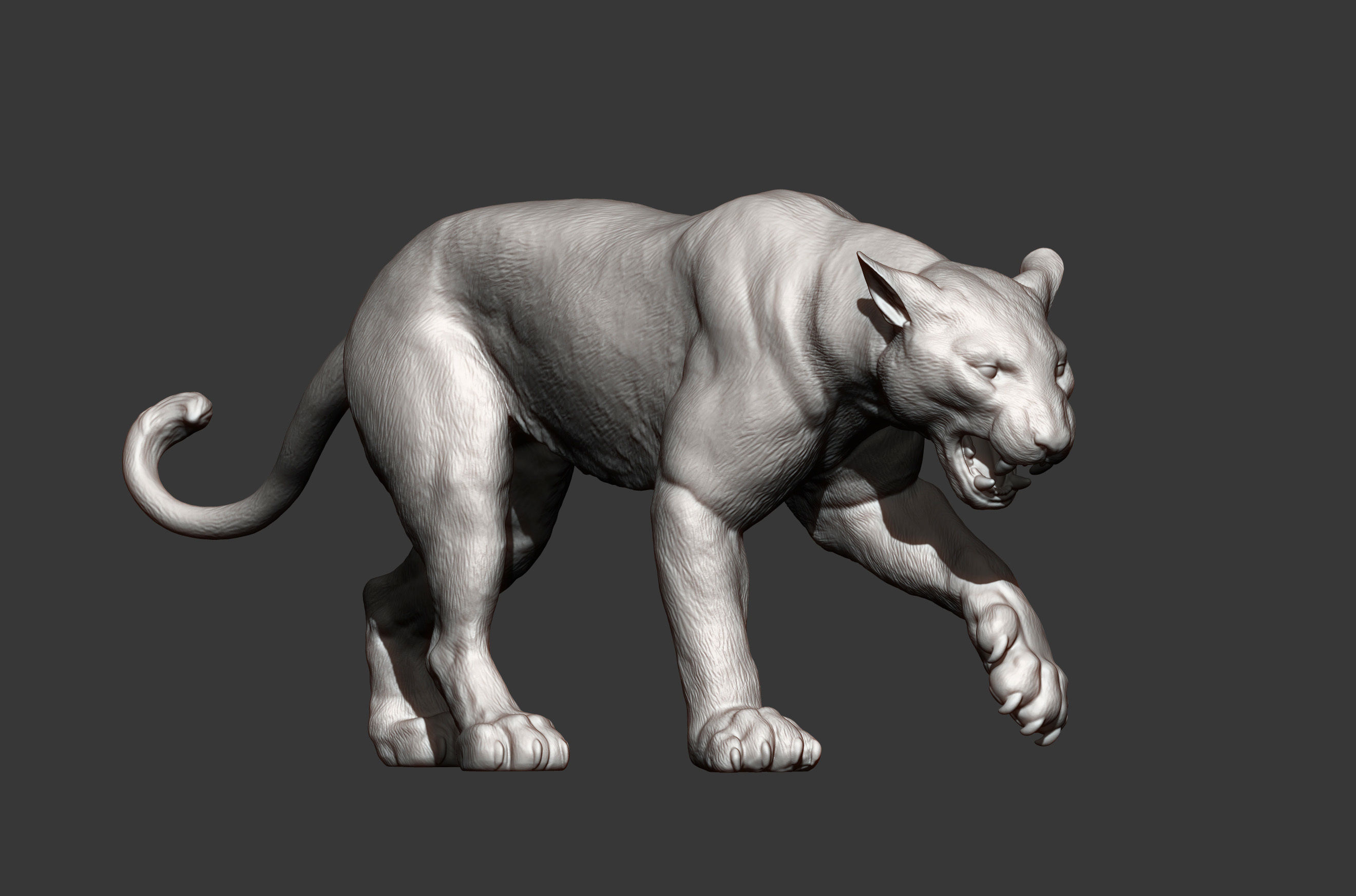 panther 3D print model_7