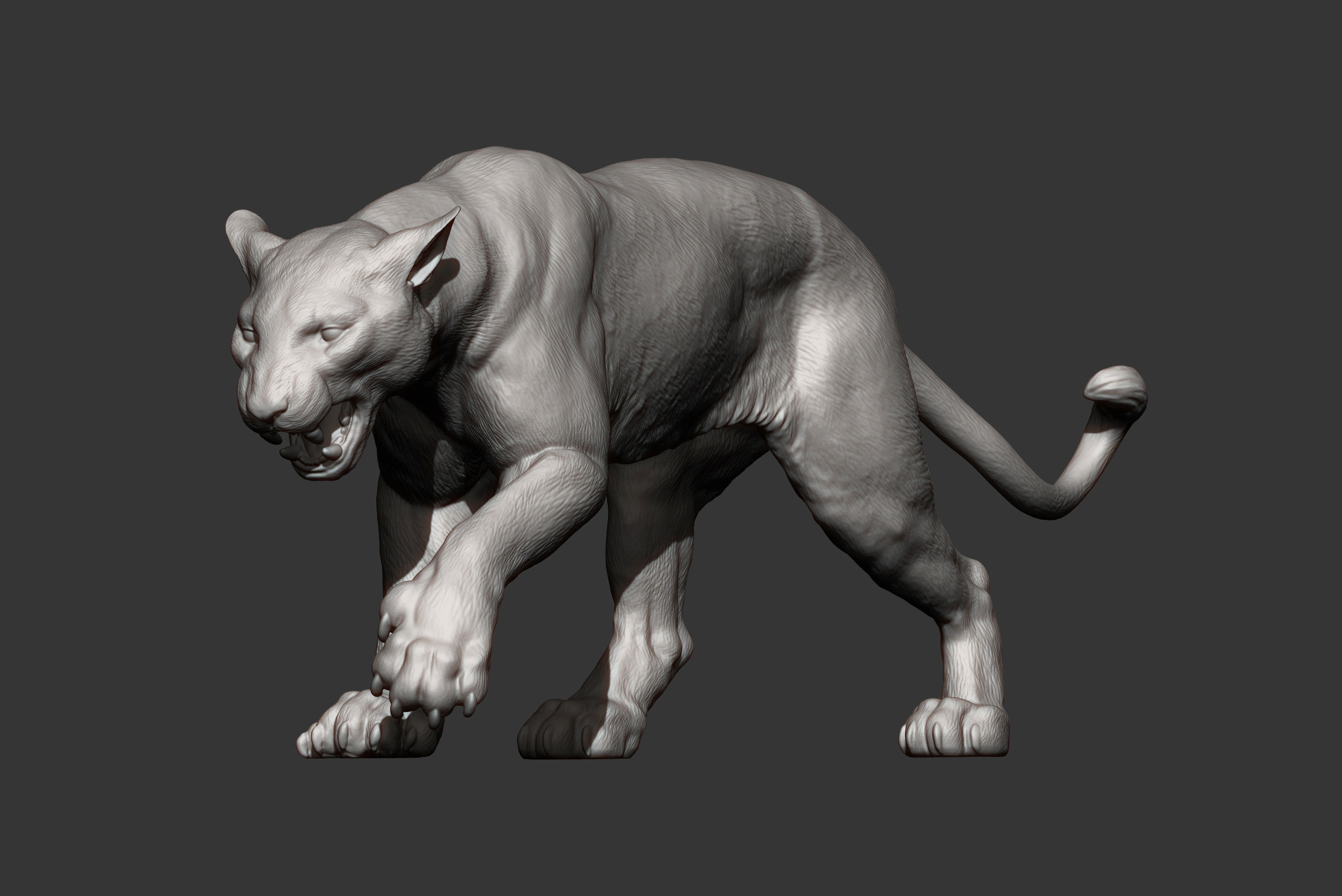 panther 3D print model_9