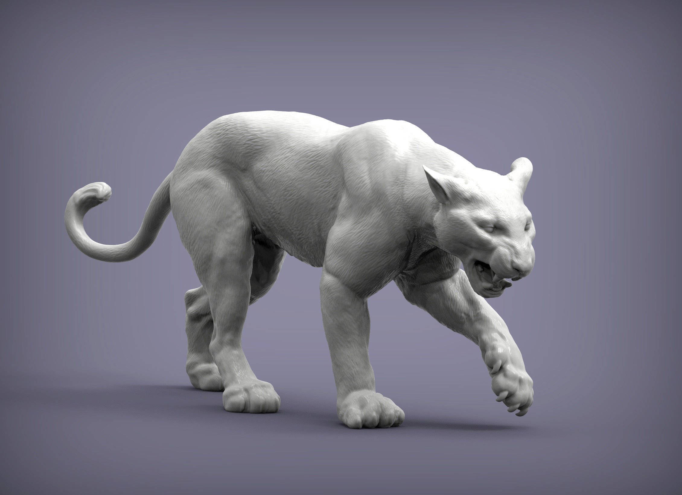panther 3D print model_5