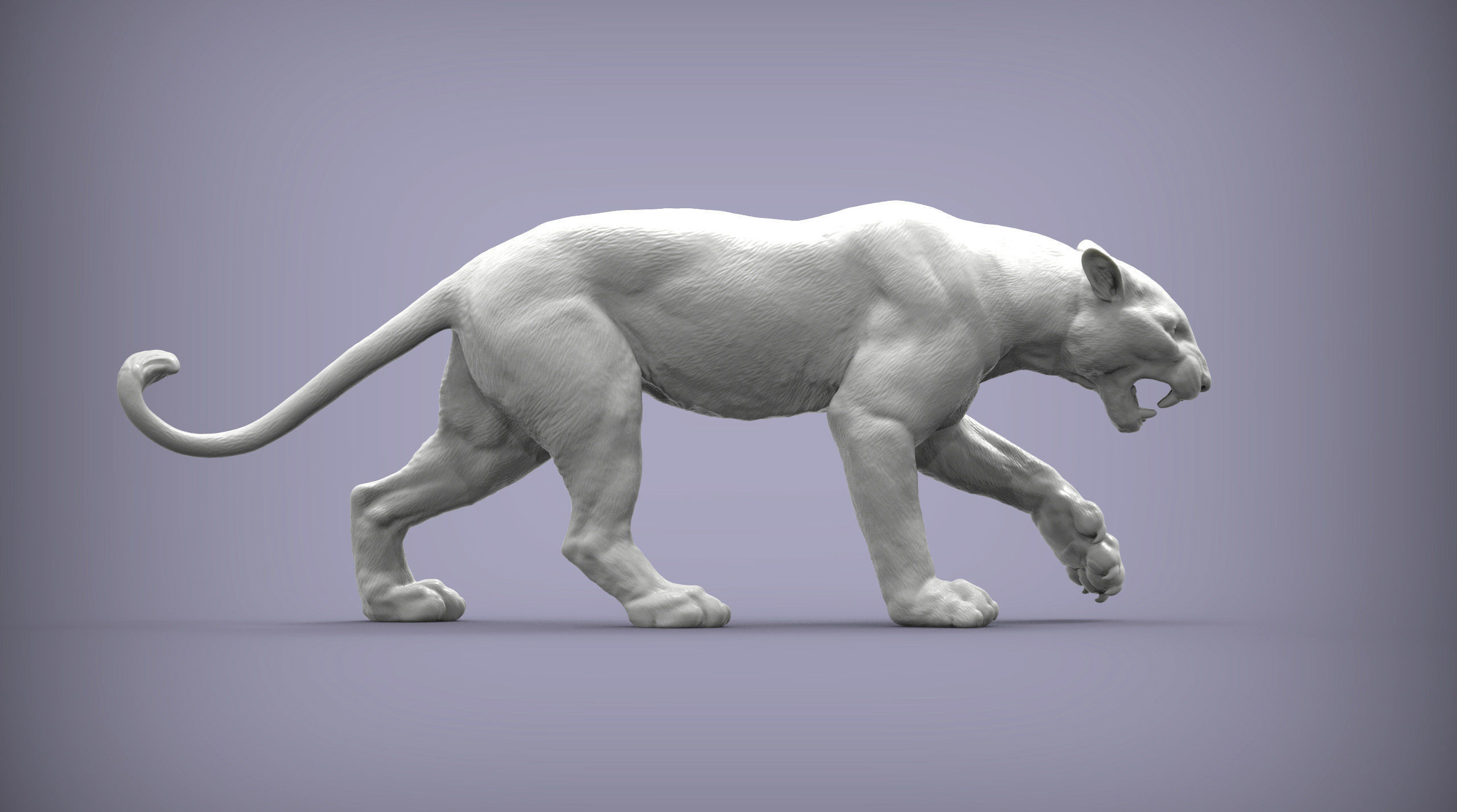 panther 3D print model_0