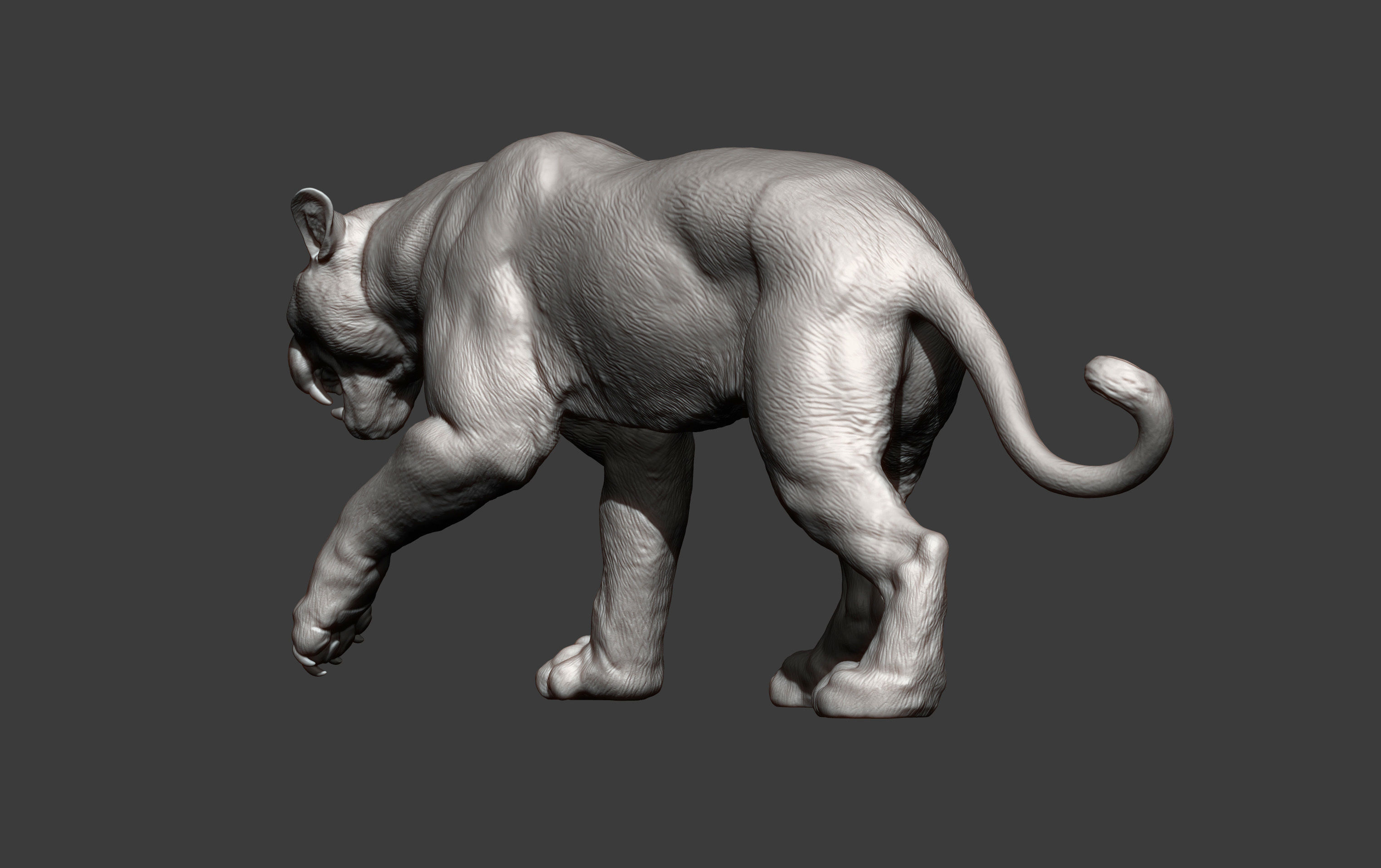 panther 3D print model_11