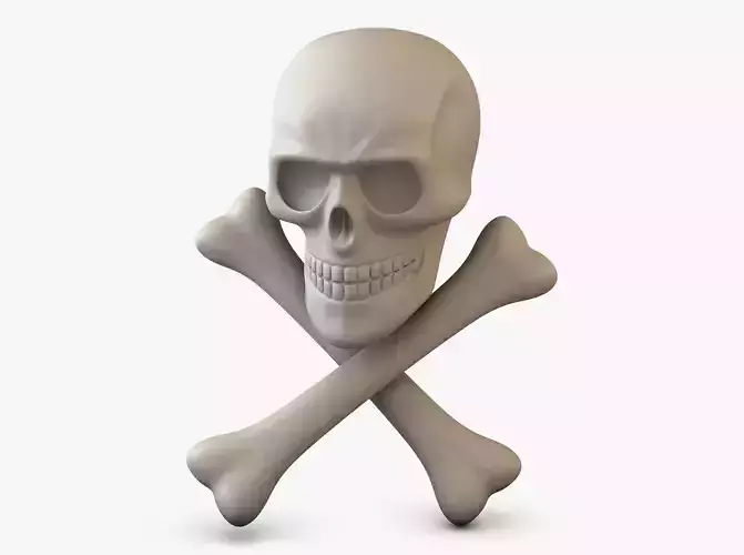 Pirate Skull Bones M 1