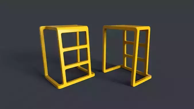 Modern Indoor Metal Chair 2 PBR Game Ready