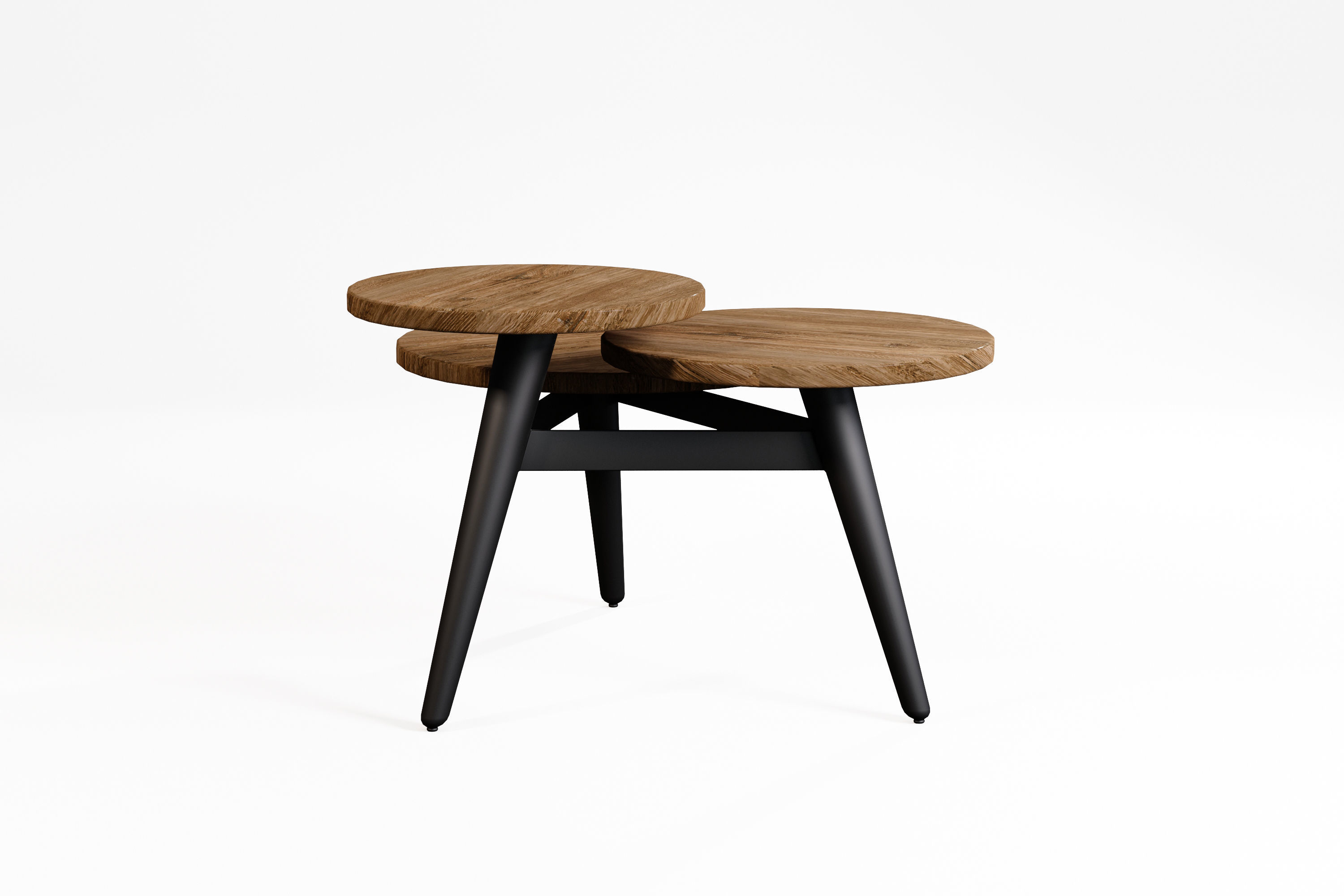 Modern Coffee table Low-poly 3D model_5