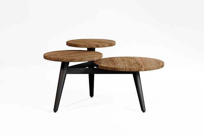 Modern Coffee table Low-poly 3D model