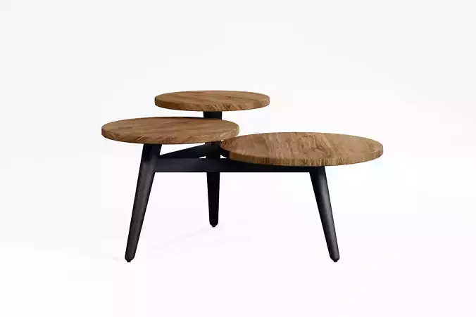 Modern Coffee table Low-poly 3D model