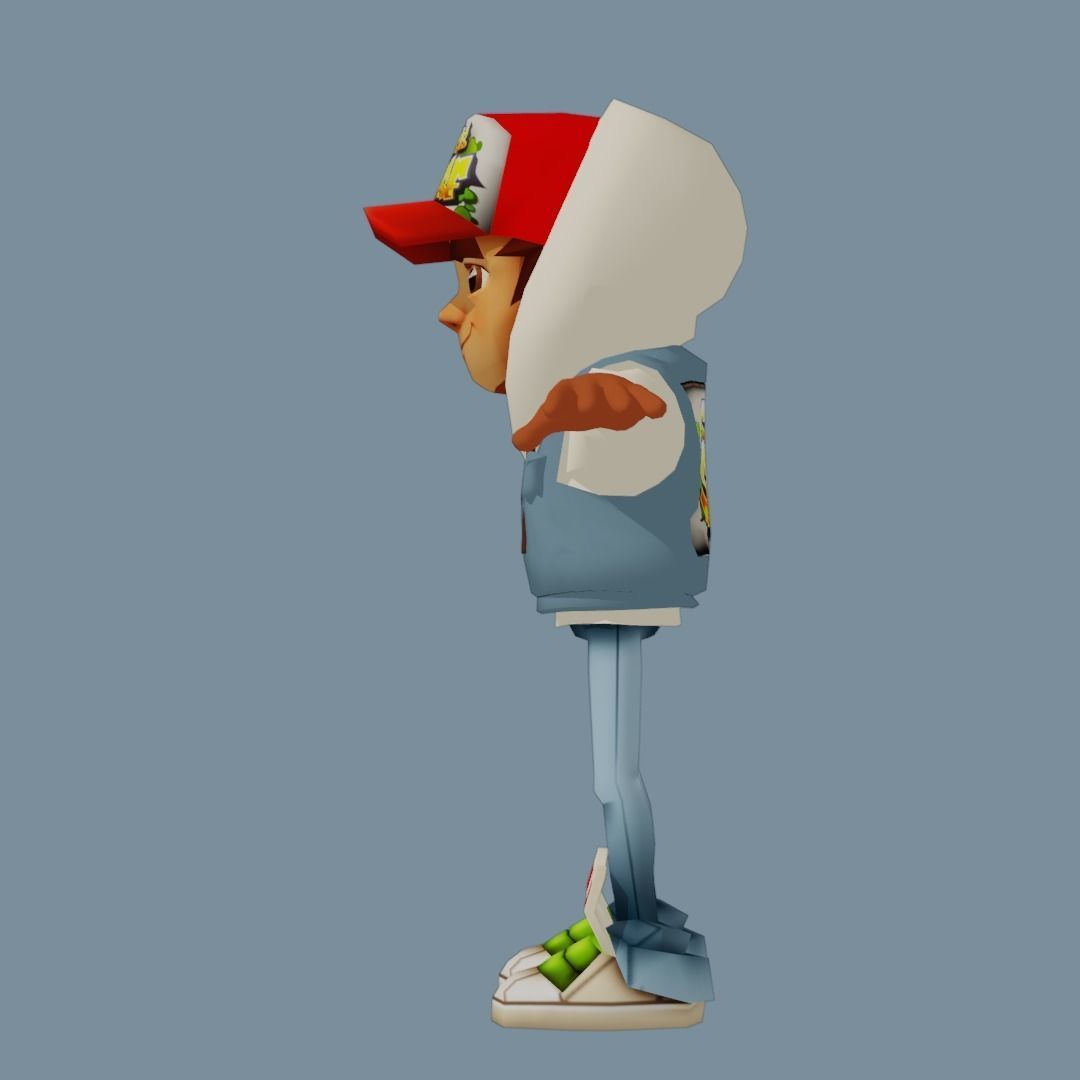 this is subway in game playstor  3D model_1