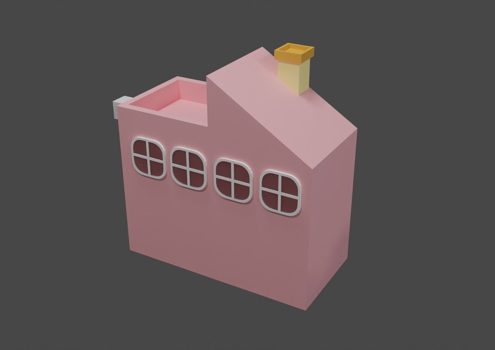 Downtown Building Pack 3D model_3