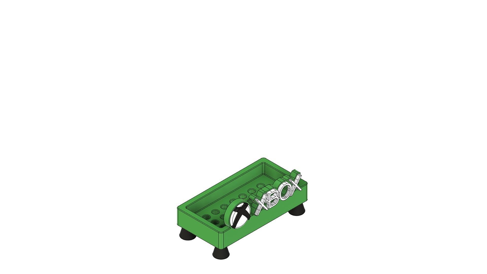 Xbox Series S Stand Console 3D print model_5
