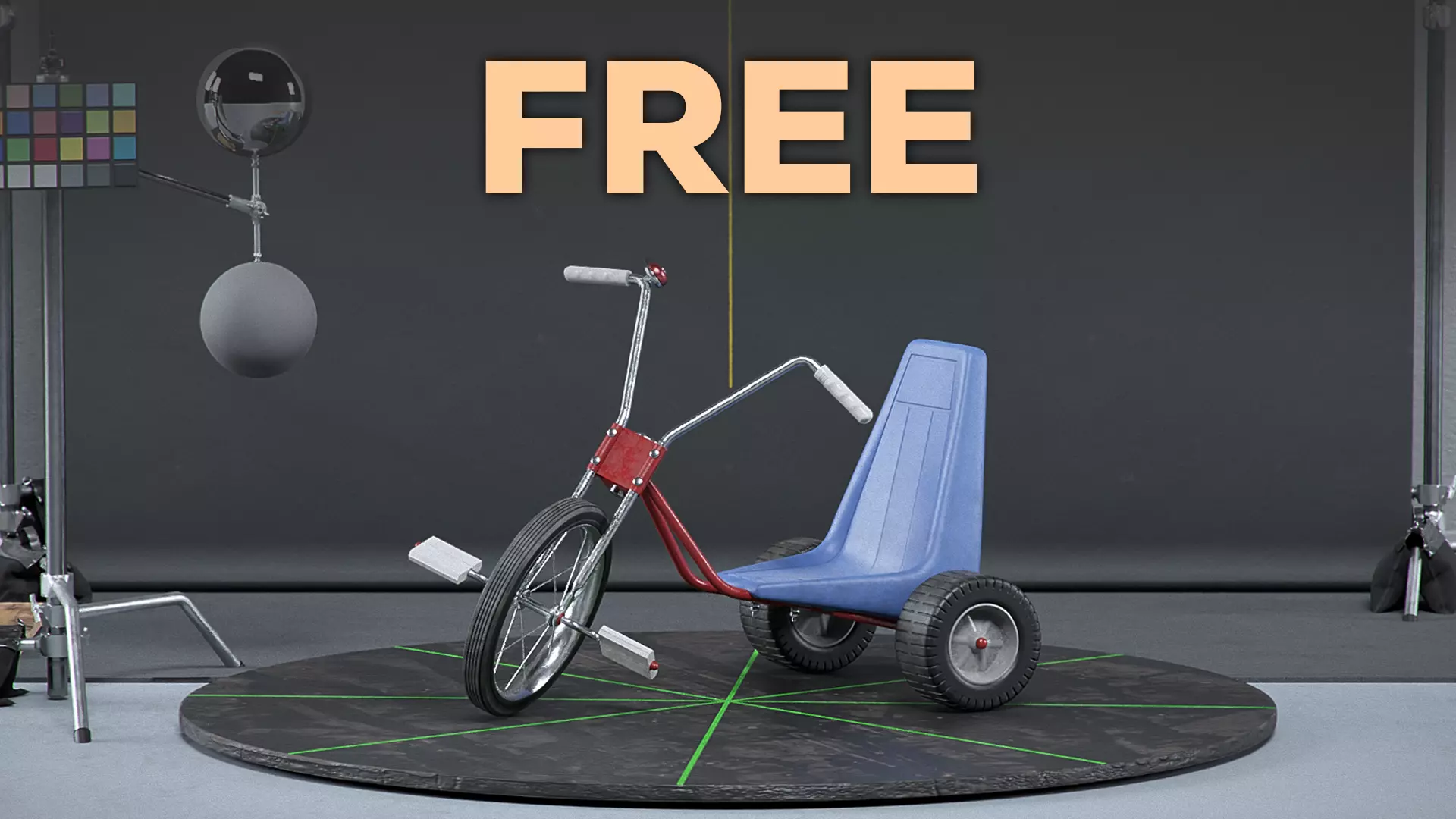 Tricycle from The Shining Free 3D model