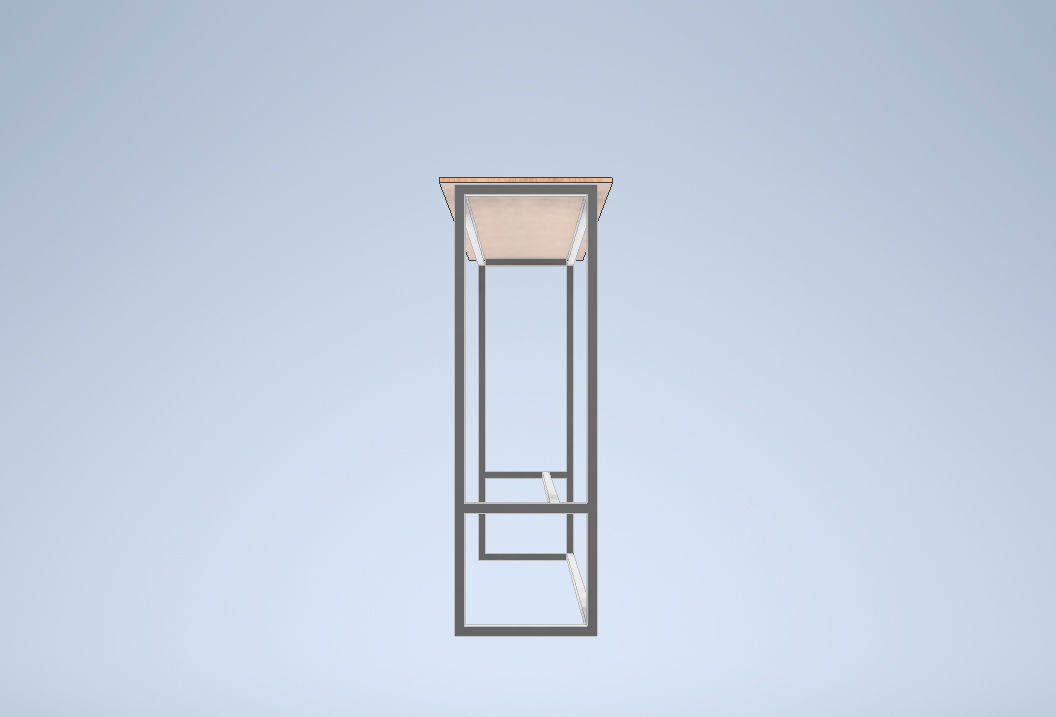 lunch bar 3D model_2