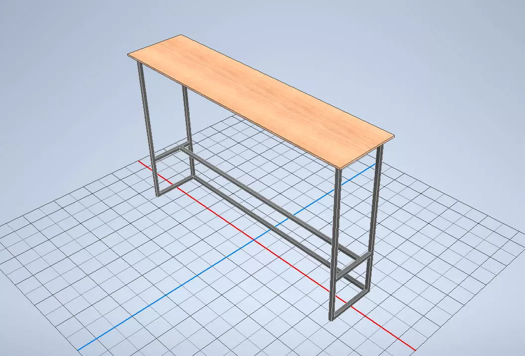 lunch bar 3D model_0