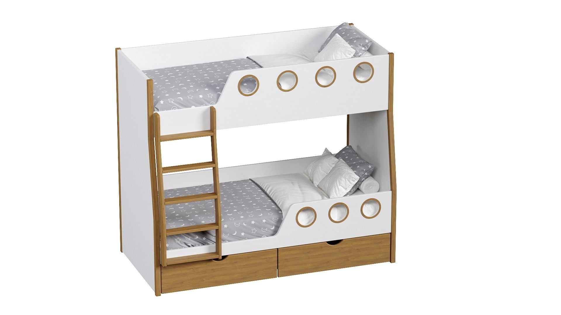 Bunk bed  3D model_11