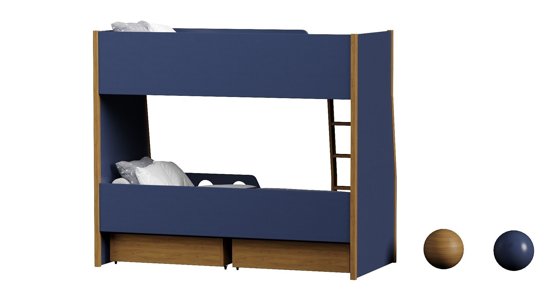 Bunk bed  3D model_8