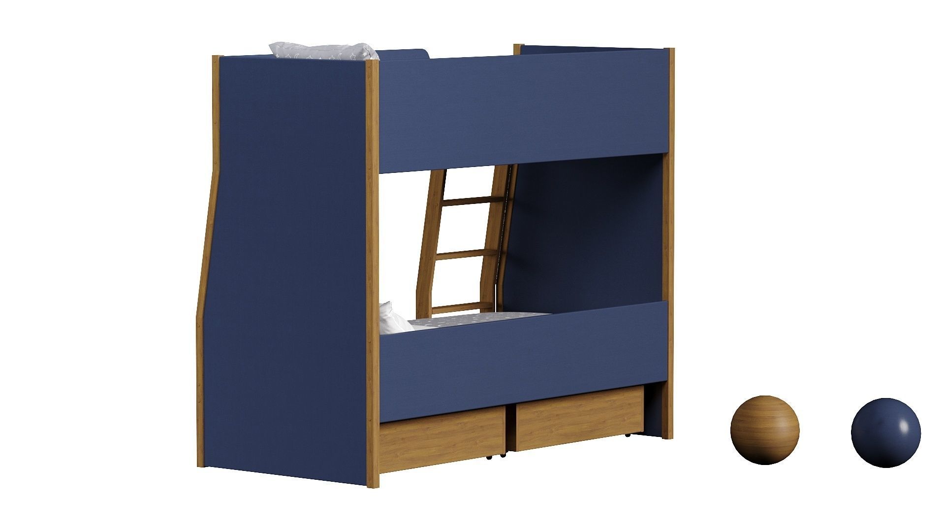 Bunk bed  3D model_9